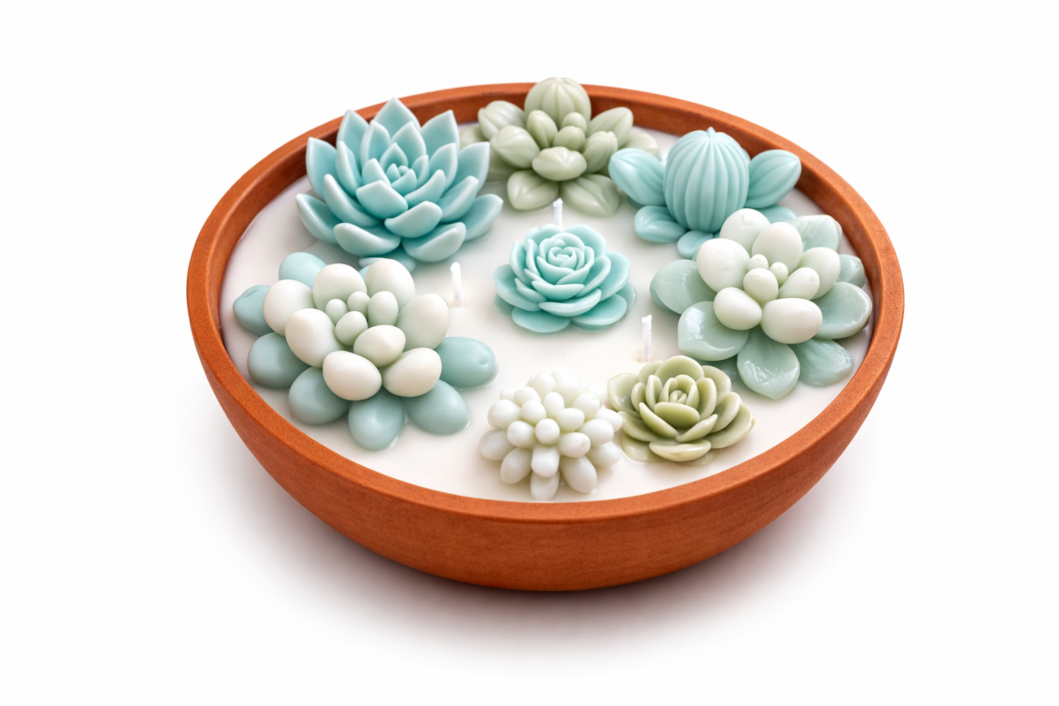 Succulent Garden Candle
