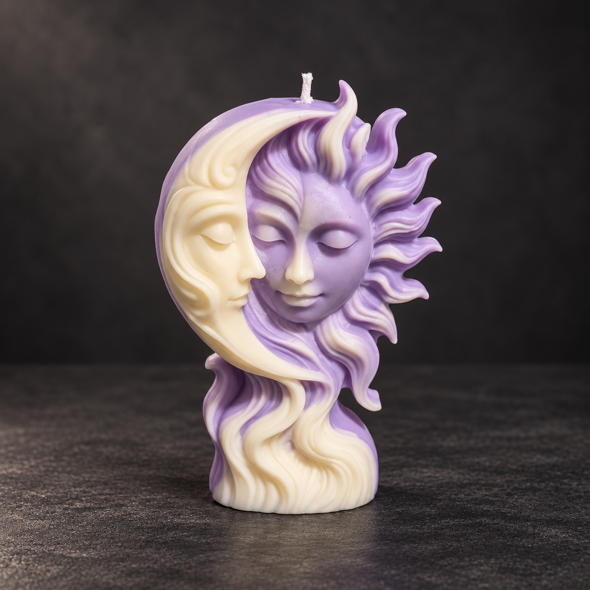 Handmade Sun &amp; Moon Candle | Celestial &amp; Astrology Décor