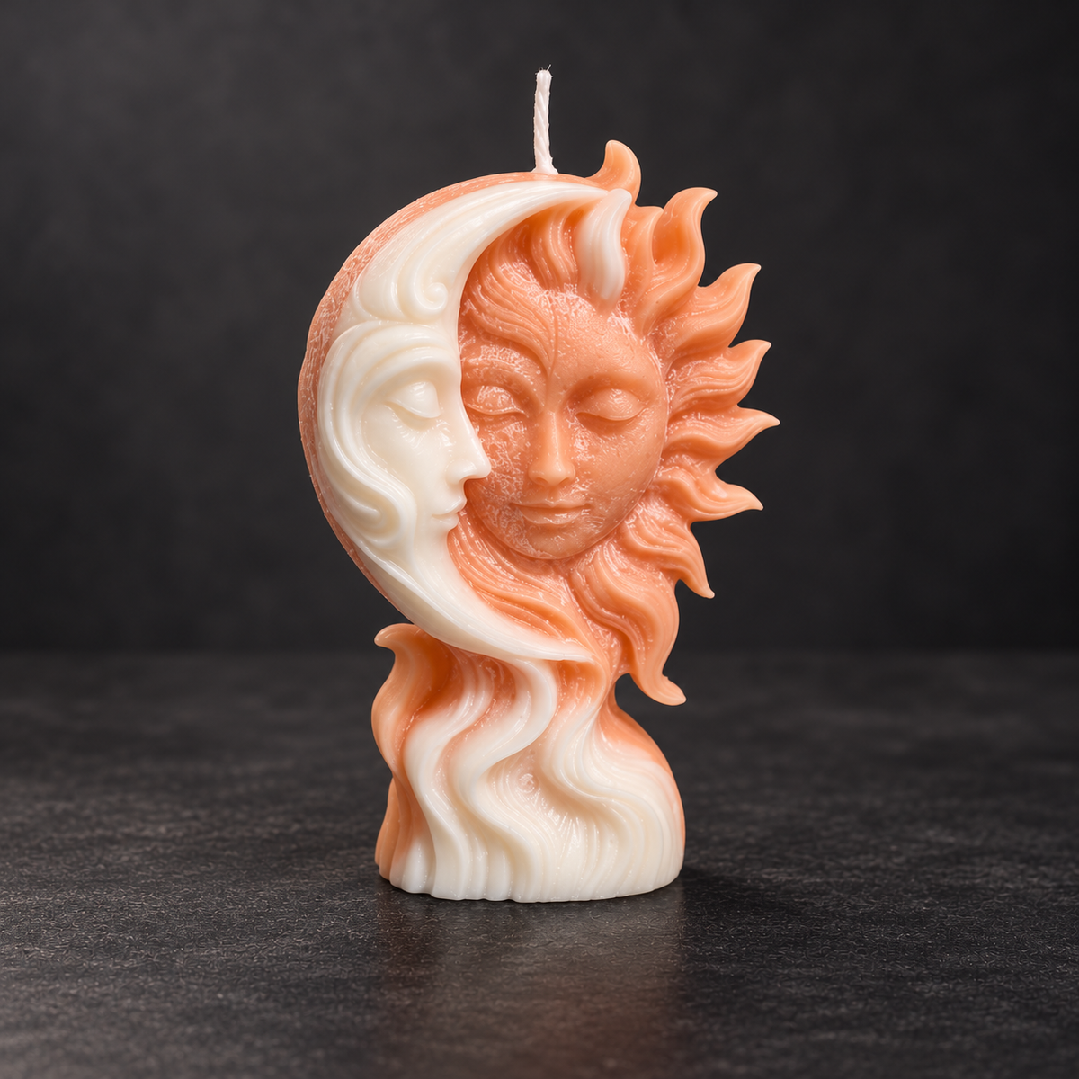Handmade Sun &amp; Moon Candle | Celestial &amp; Astrology Décor